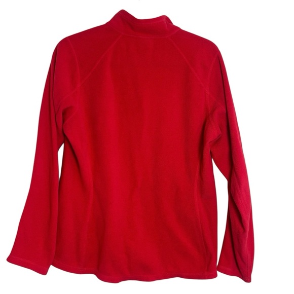 The North Face Fleece Women's Size Large Red Quarter Zip Sweater - Picture 6 of 6
